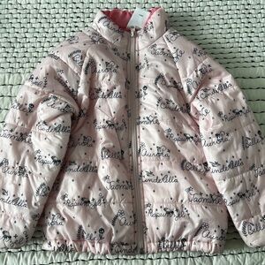 Disney Pink Kids Puffer Jacket